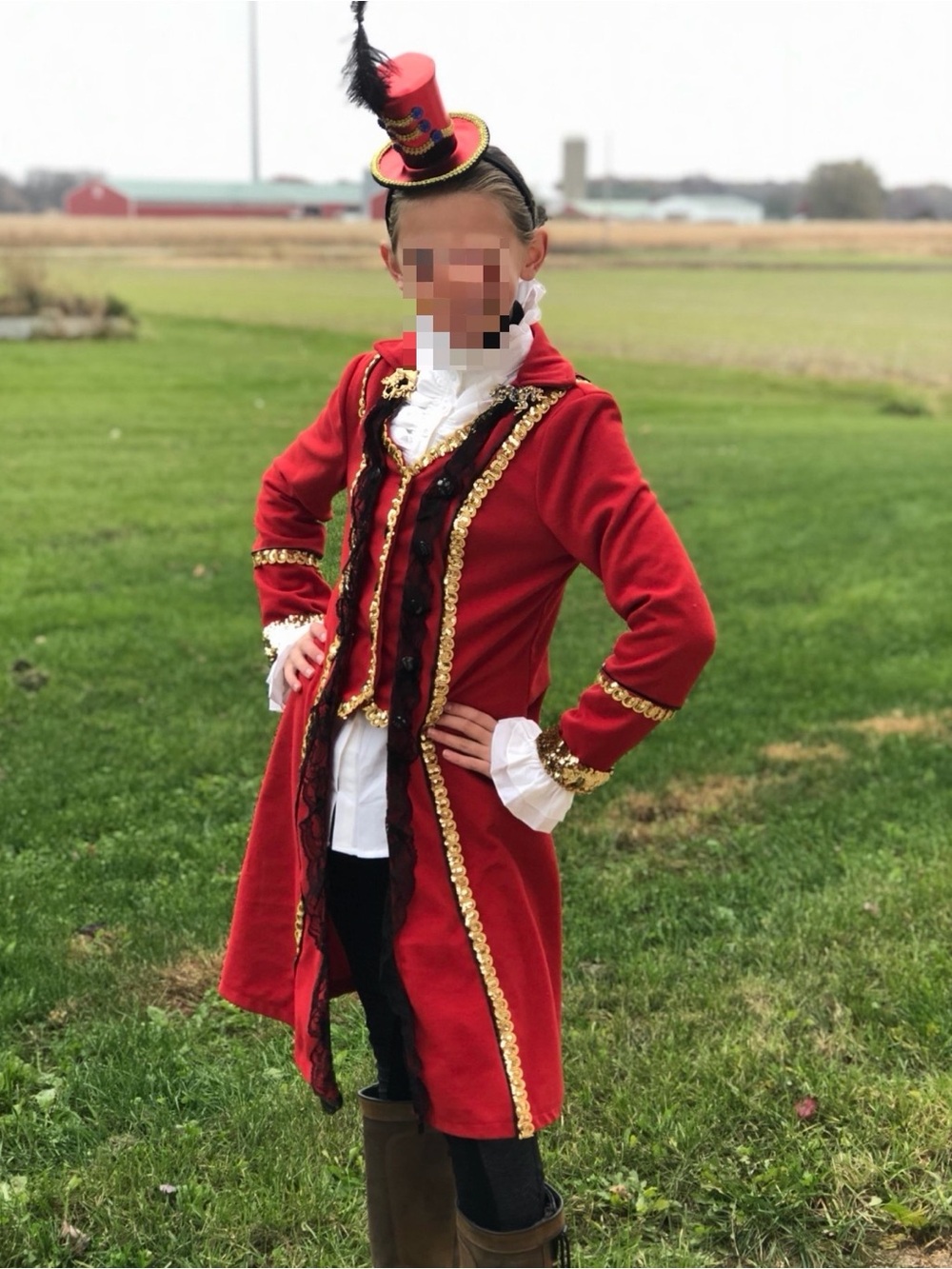 Ringmaster Red Tailcoat Costume Women’s Small
